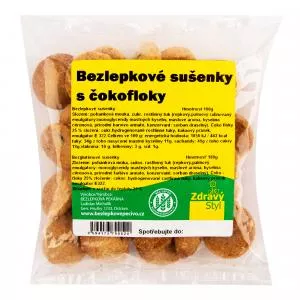 Michalík Sušenky s čokoládou bezlepkové 180 g   MICHALÍK