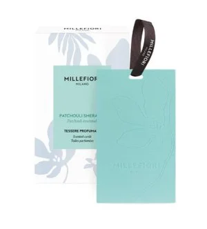 Millefiori Patchouli Smeraldo vonná karta 3 ks