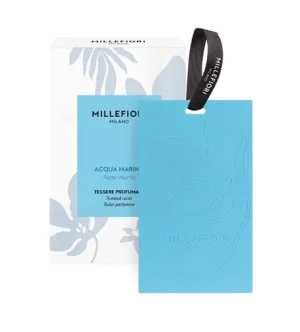 Millefiori Acqua Marina vonná karta 3 ks