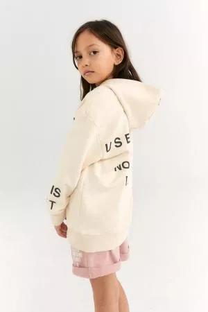 Ecoalf Monsalf Sweatshirt Girls Cream