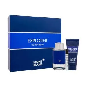 Montblanc Explorer Ultra Blue EDP 100 ml + EDP MINI 7,5 ml + SG na tělo i vlasy 100 ml M