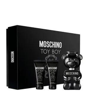 Moschino Toy Boy dárková sada pro muže parfémovaná voda 50 ml + sprchový gel 50 ml + balzám po holení 50 ml