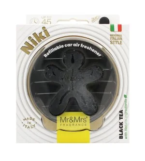 Mr&Mrs Fragrance Niki Black Leather Black Tea vůně do auta