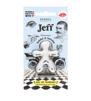 Mr&Mrs Fragrance Jeff Sandal & Incense vůně do auta pro muže