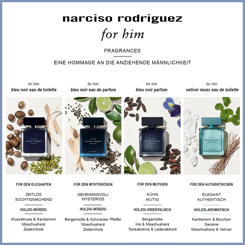 For Him Bleu Noir parfémovaná voda pro muže 100 ml
