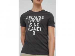 Ecoalf Natal Classic Because T-shirt Man Charcoal