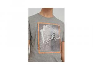 Ecoalf Natal Fluor Surf T-shirt Man Grey Melange