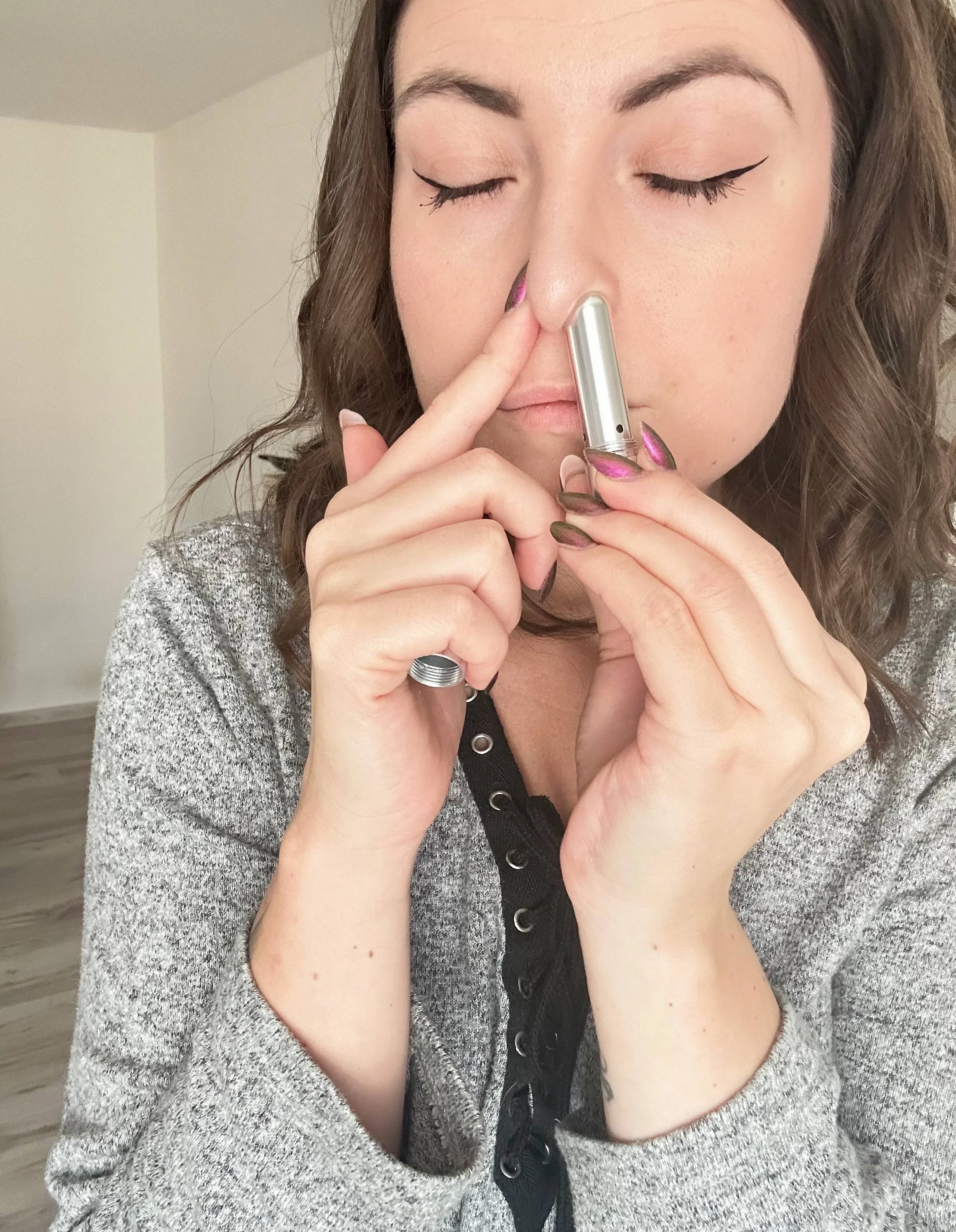 Natasha Aroma sada s inhalátorem - Volně dýchám - pomocník při ucpaném nosu