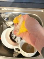 Natasha Gel na nádobí z kaštanů Citronová tráva 3 l - bojovník s mastnotou šetrný k pokožce