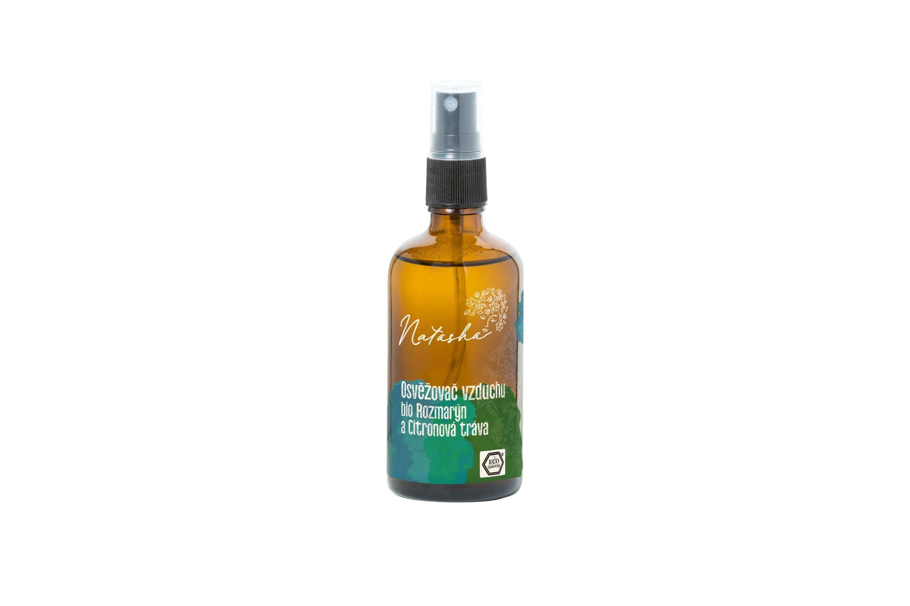 Natasha Osvěžovač vzduchu - Rozmarýn a citronová tráva (100 ml) - pro lepší koncentraci