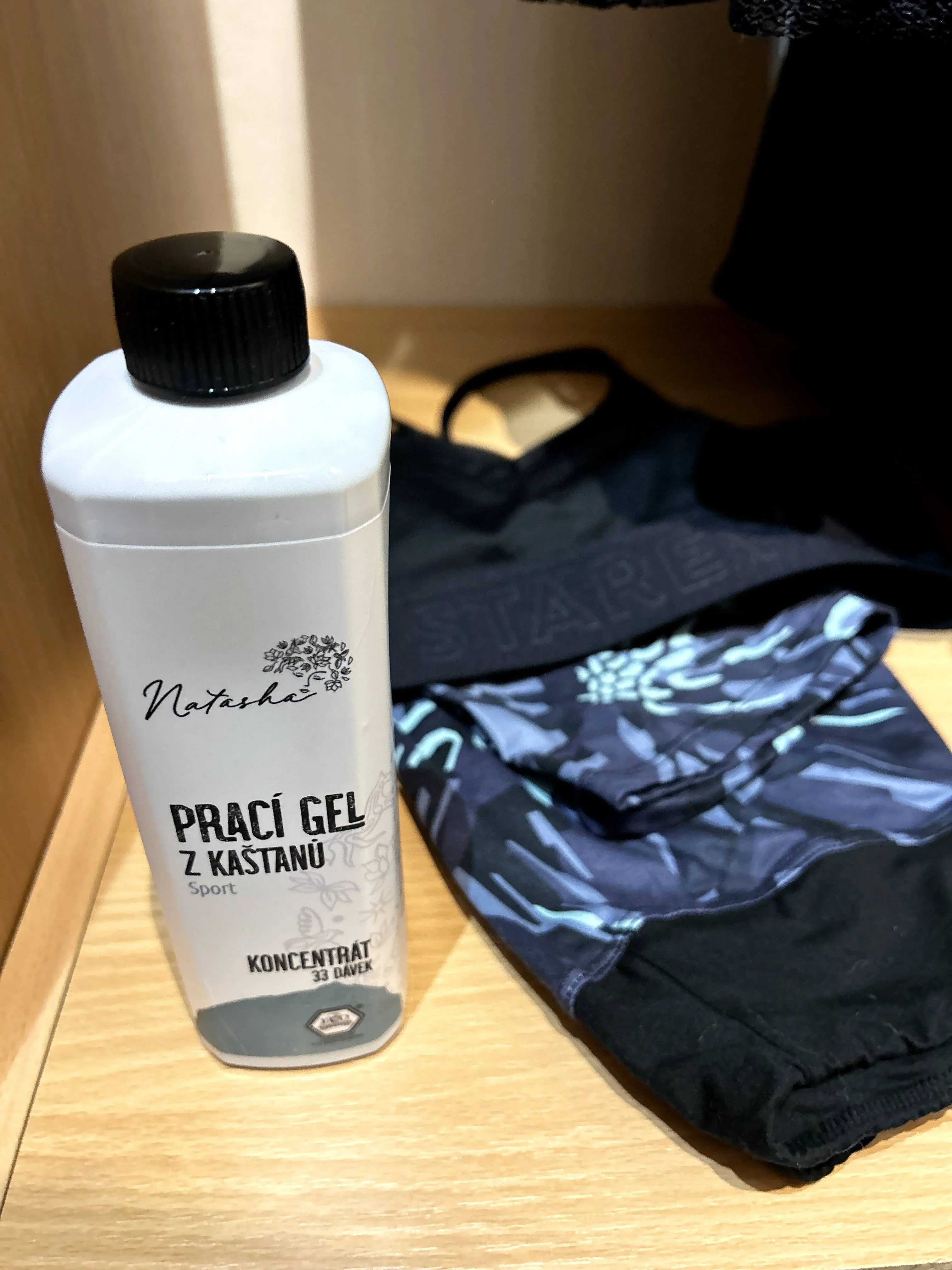Natasha Prací gel z kaštanů Sport - koncentrát 500 ml - 33 pracích dávek v 500 ml