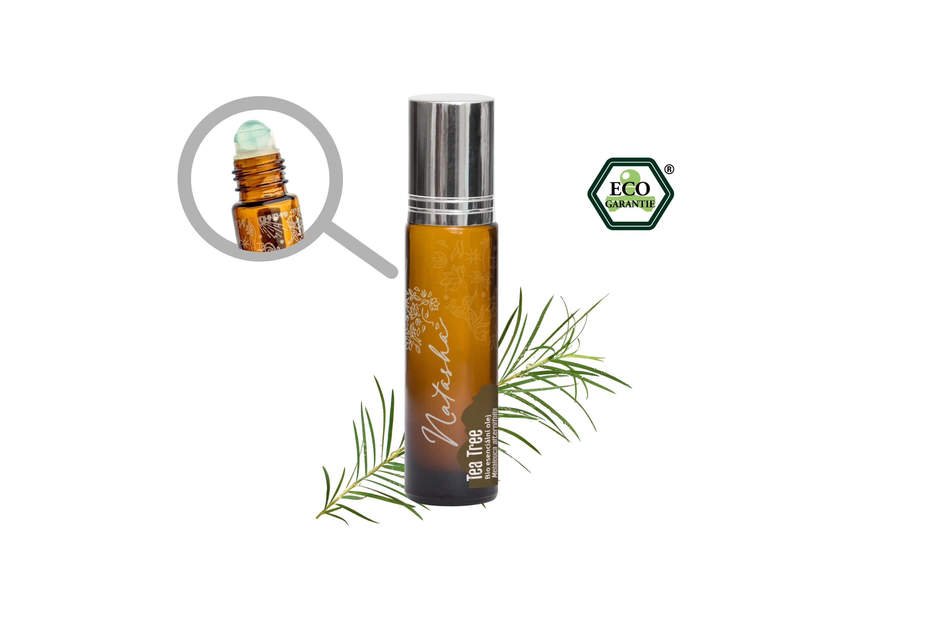 Natasha Roll-on Esenciální olej Tea Tree BIO (10 ml) - malý pomocník na cesty