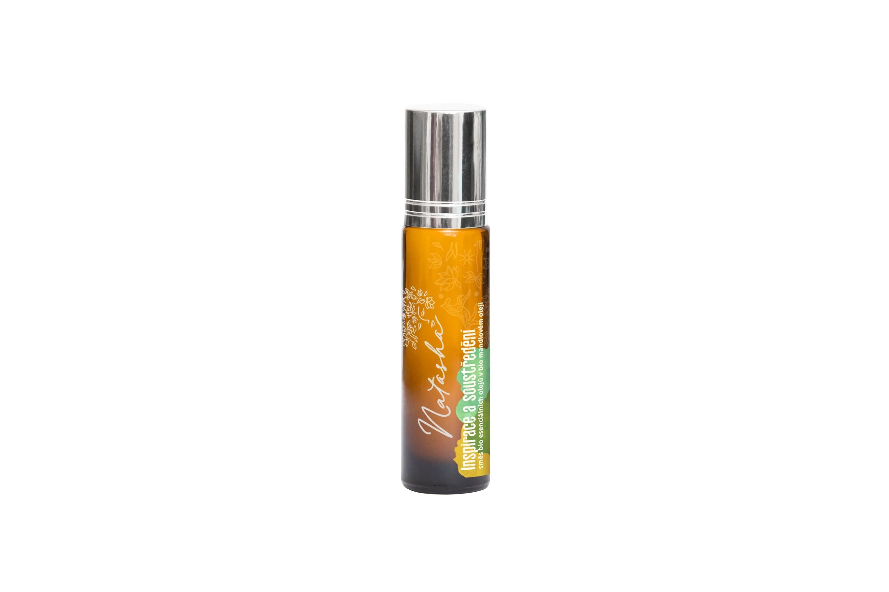 Natasha Roll-on Směs esenciálních olejů - Inspirace a soustředění (10 ml) - zbystří mysl a sníží stres