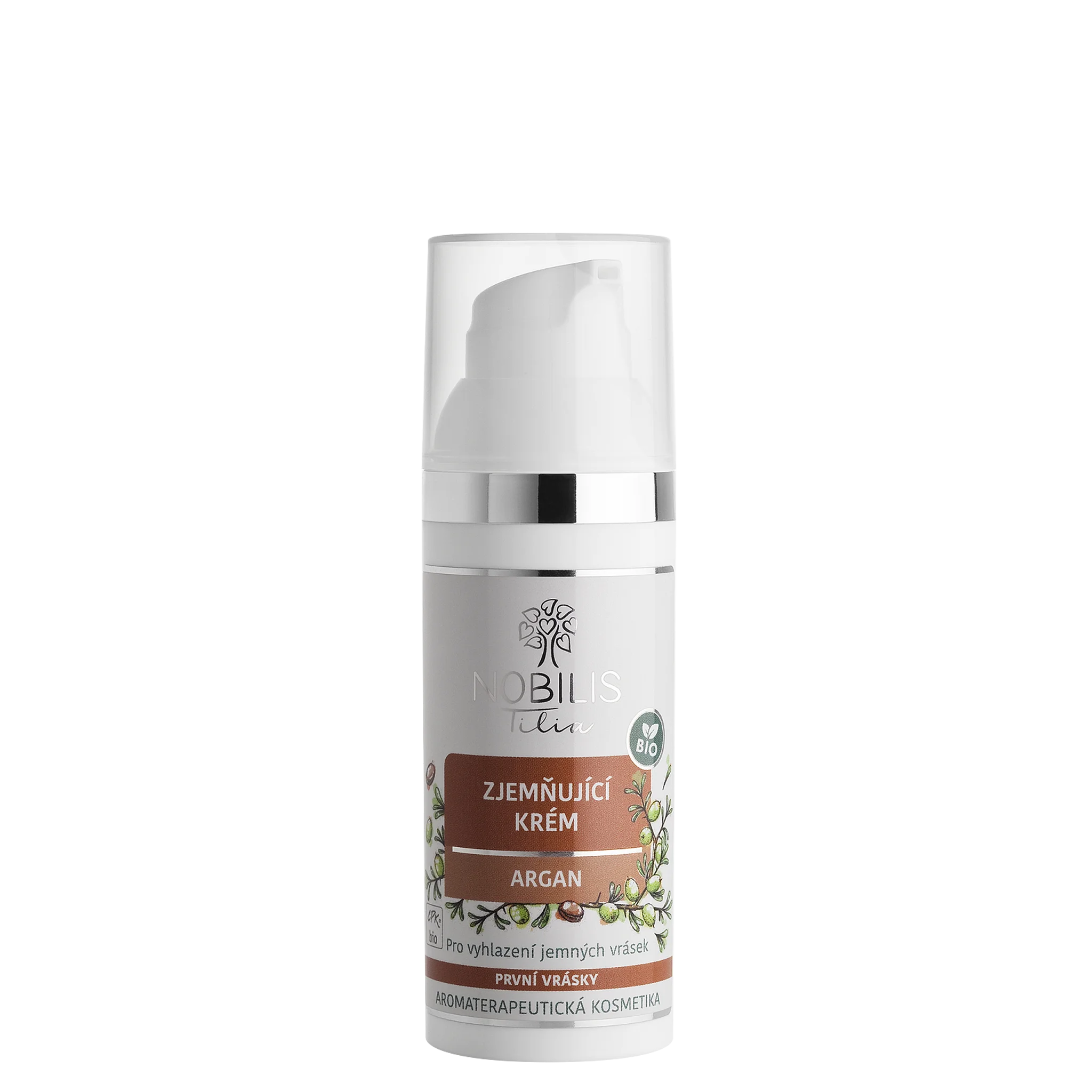 Nobilis Tilia Zjemňující krém Argan BIO 2 ml - vzorek - exp. 06/2026 - extra porce vitality
