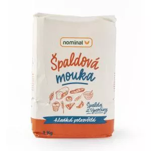 Nominal Mouka špaldová hladká polosvětlá 1 kg   NOMINAL