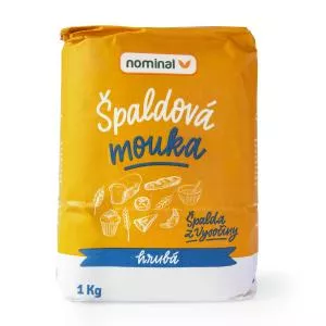 Nominal Mouka špaldová hrubá 1 kg   NOMINAL