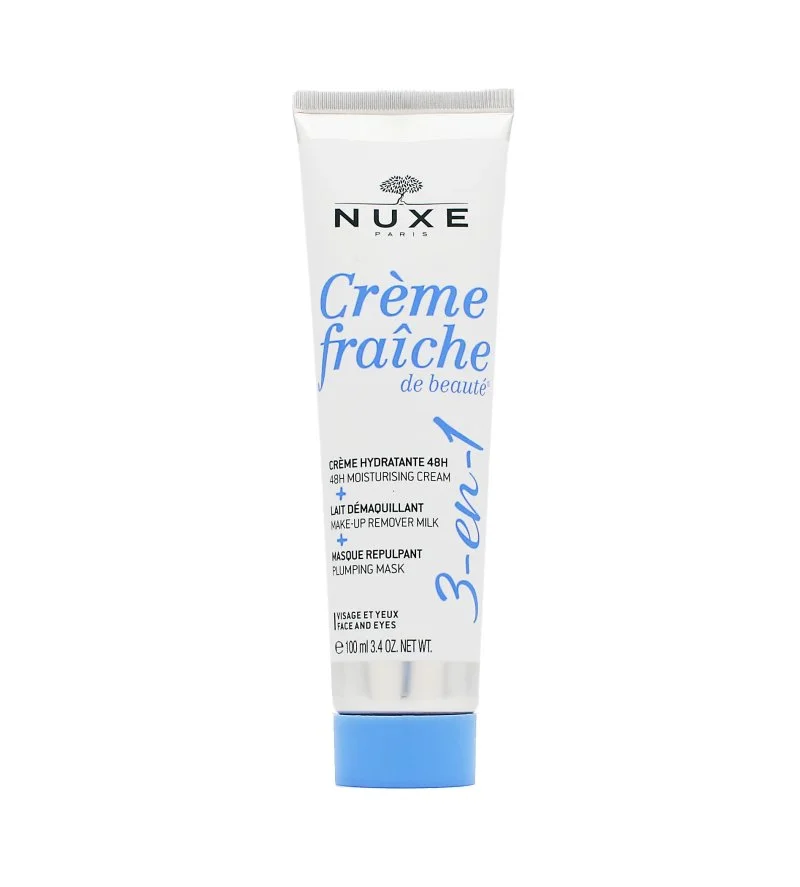 Crème Fraîche de Beauté 3v1 hydratační krém, odličovací mléko a pleťová maska 100 ml