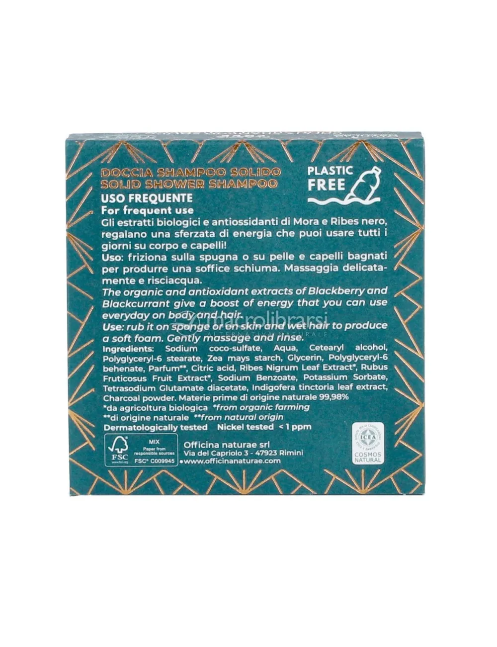 Officina Naturae 2v1 Pánský tuhý sprchový šampon na vlasy i tělo N°03 (50 g)