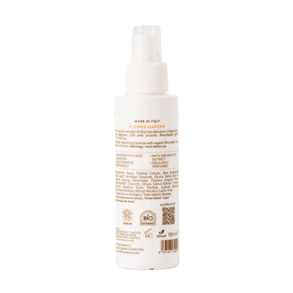 Officina Naturae Deodorant ve spreji - Garden in Bloom (100 ml) - neutralizuje zápach a dodává svěží vůni