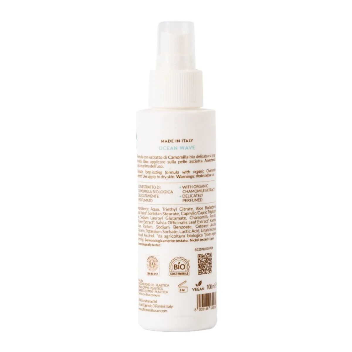 Officina Naturae Deodorant ve spreji - Sea Wave (100 ml) - neutralizuje zápach a dodává svěží vůni