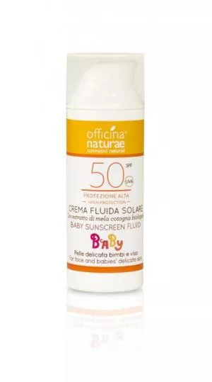 Officina Naturae Dětský opalovací krém bez vůně SPF 50 BIO (50 ml)