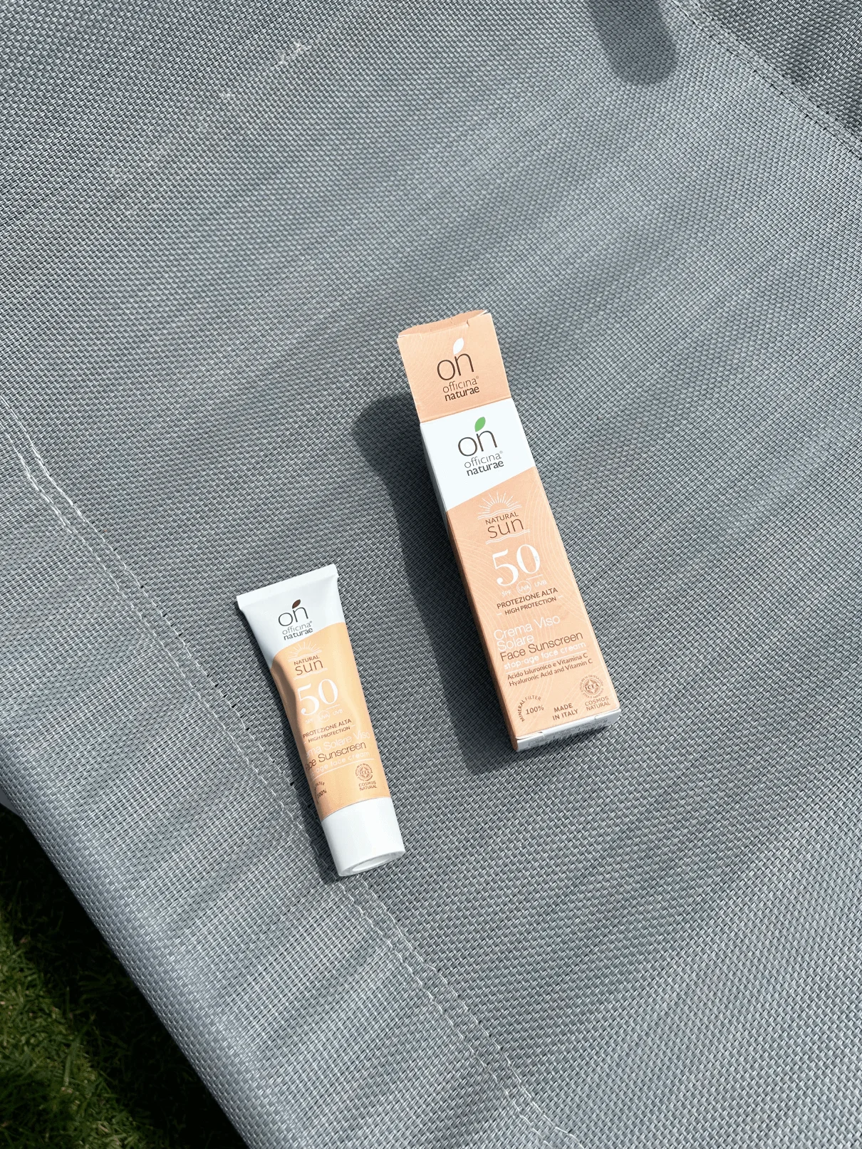 Officina Naturae Opalovací krém na obličej SPF 50 - zpevňující (30 ml) - pro všechny druhy pleti