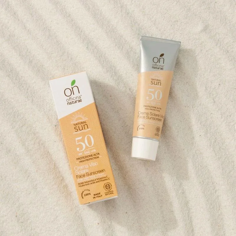 Officina Naturae Opalovací krém na obličej SPF 50 - zpevňující (30 ml) - pro všechny druhy pleti