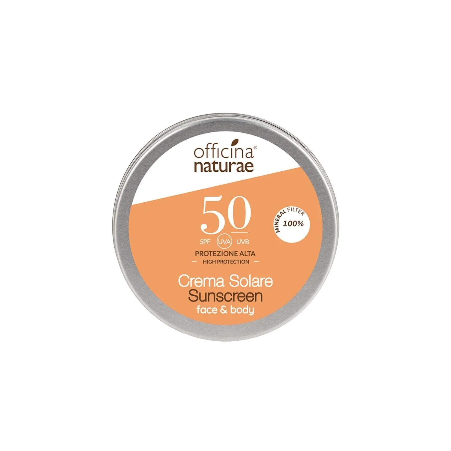 Officina Naturae Opalovací krém SPF 50 v plechové dóze (75 ml) - bez parfemace