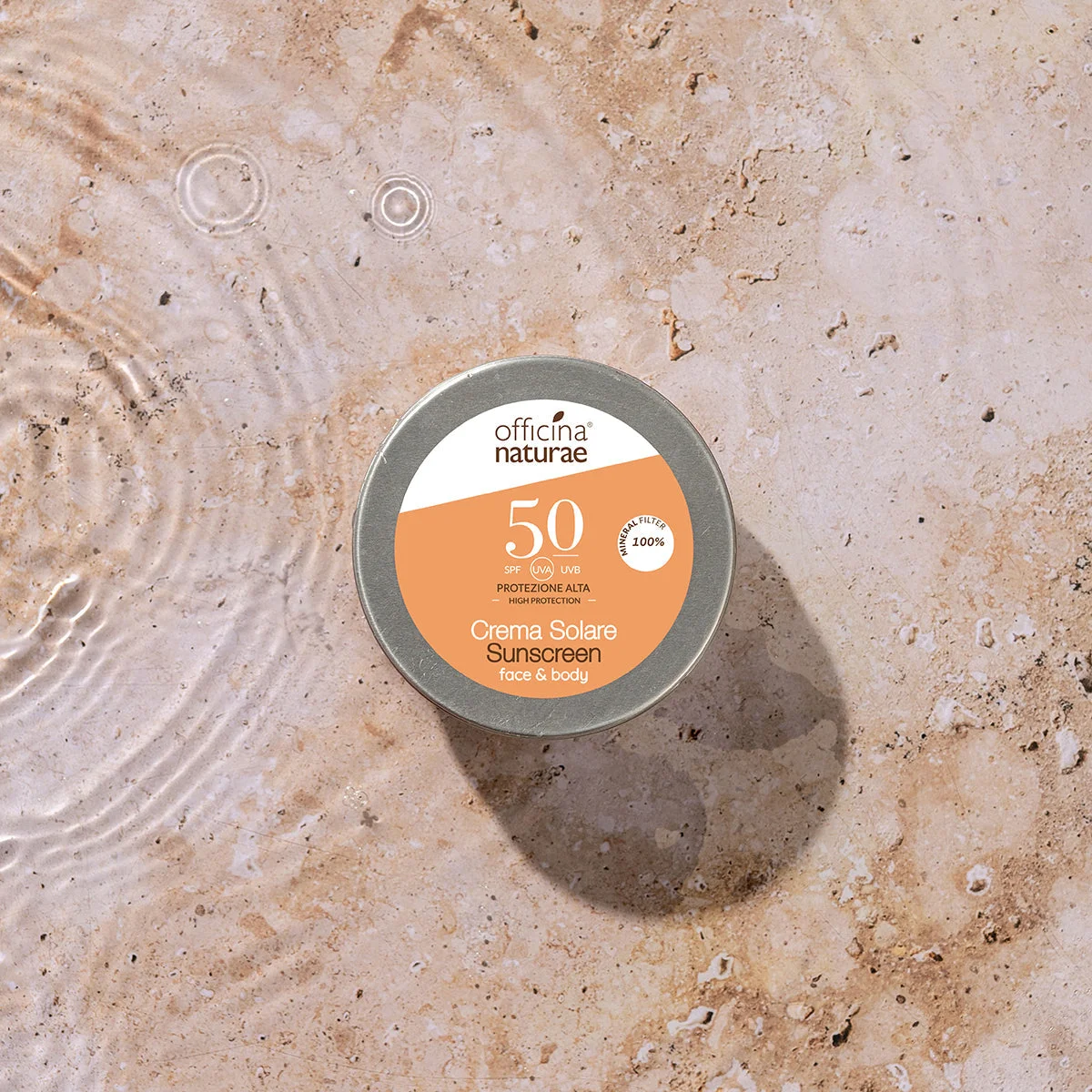 Officina Naturae Opalovací krém SPF 50 v plechové dóze (75 ml) - bez parfemace