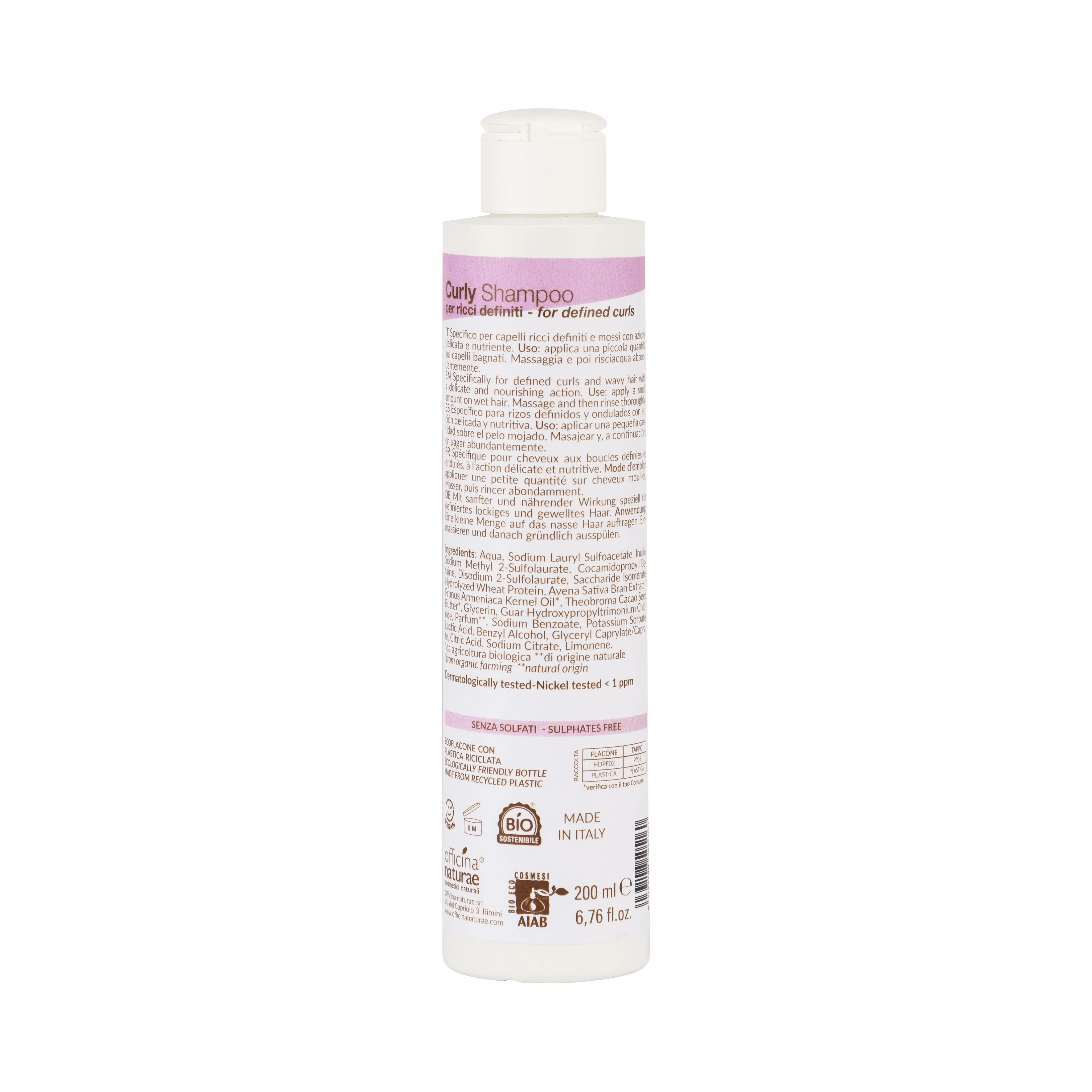 Officina Naturae Pečující šampon pro hebké a definované kudrny (200 ml) - definuje a zjemňuje vaše kudrliny