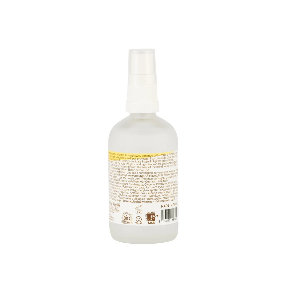 Officina Naturae Pečující sprej pro tepelnou ochranu vlasů (100 ml) - vlasy chrání, hydratuje a rozjasňuje