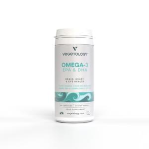 Vegetology Opti3 Omega-3 EPA & DHA s vitaminem D 60 kapslí