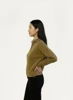 Ecoalf Optimismalf Long Sleeve Jersey Woman Air Oliva 