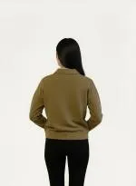 Ecoalf Optimismalf Long Sleeve Jersey Woman Air Oliva 