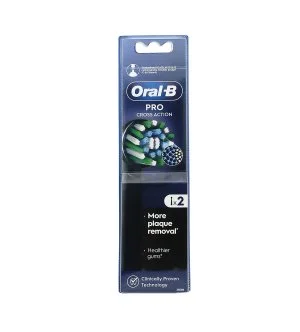 Oral-B Pro Cross Action náhradní hlavice 2 ks Black