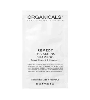 Organicals REMEDY Thickening Shampoo Sweet Almond & Rosemary posilující šampon pro jemné vlasy