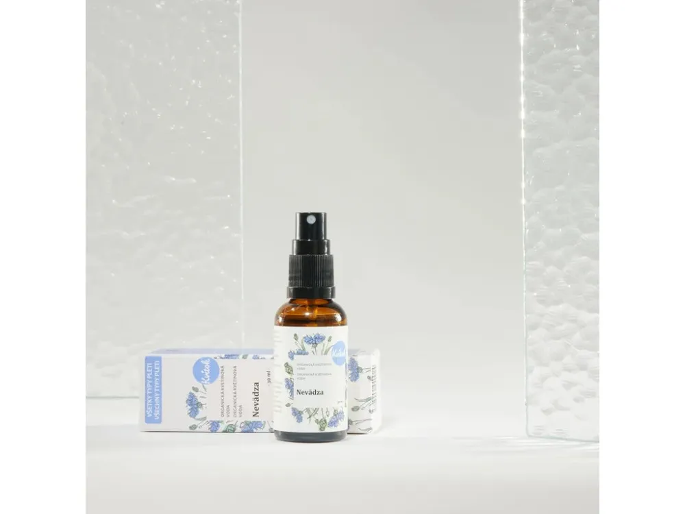 Kvitok Organická Květinová Voda – Chrpa 100 ml