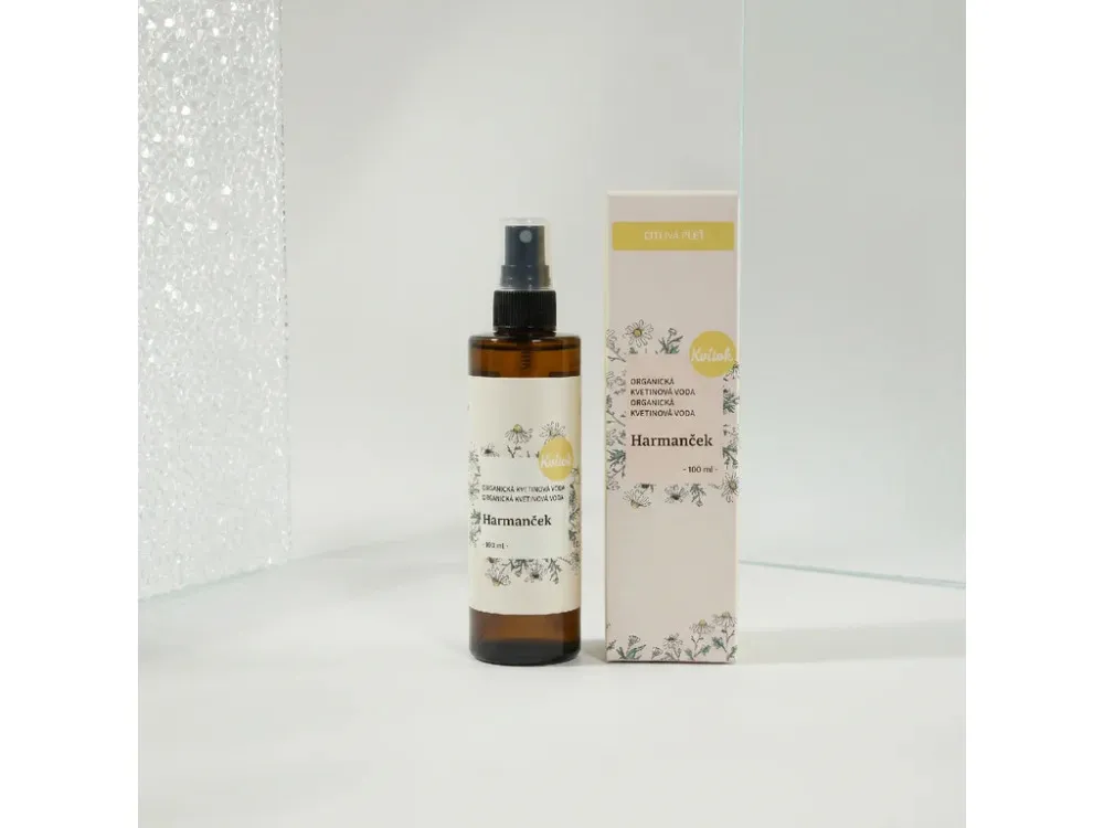 Kvitok Organická Květinová Voda – Heřmánek (100 ml)
