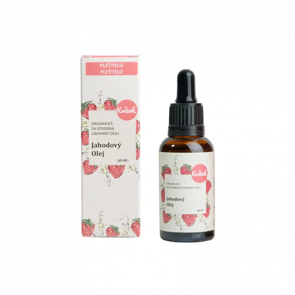 Kvitok Organický Jahodový Olej 30ml