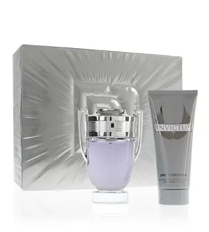 Paco Rabanne Invictus dárková sada pro muže toaletní voda 100 ml + sprchový gel 100 ml
