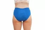 Pinke Welle Menstruační kalhotky Bikiny modré - stř. a slabá menstruace (XL)