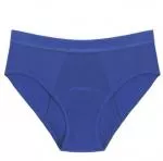 Pinke Welle Menstruační kalhotky Bikiny modré - stř. a slabá menstruace (XL)