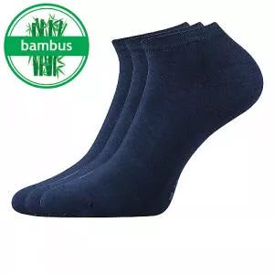 Lonka Ponožky bambusové nízké tmavě modré