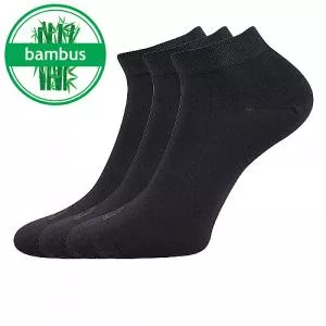 Lonka Ponožky bambusové nízké tmavě šedé