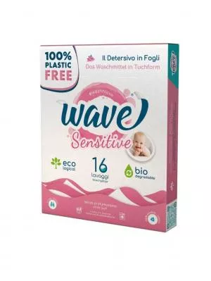 Wave Prací proužky Sensitive bez vůně na 16 praní