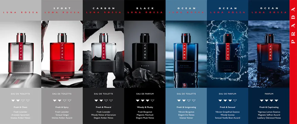 Luna Rossa Carbon toaletní voda pro muže 100 ml