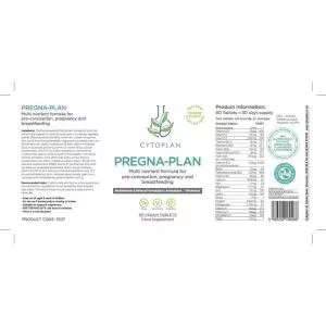 Cytoplan Pregna-Plan Multivitamin pro těhotné i kojící matky, 60 tablet