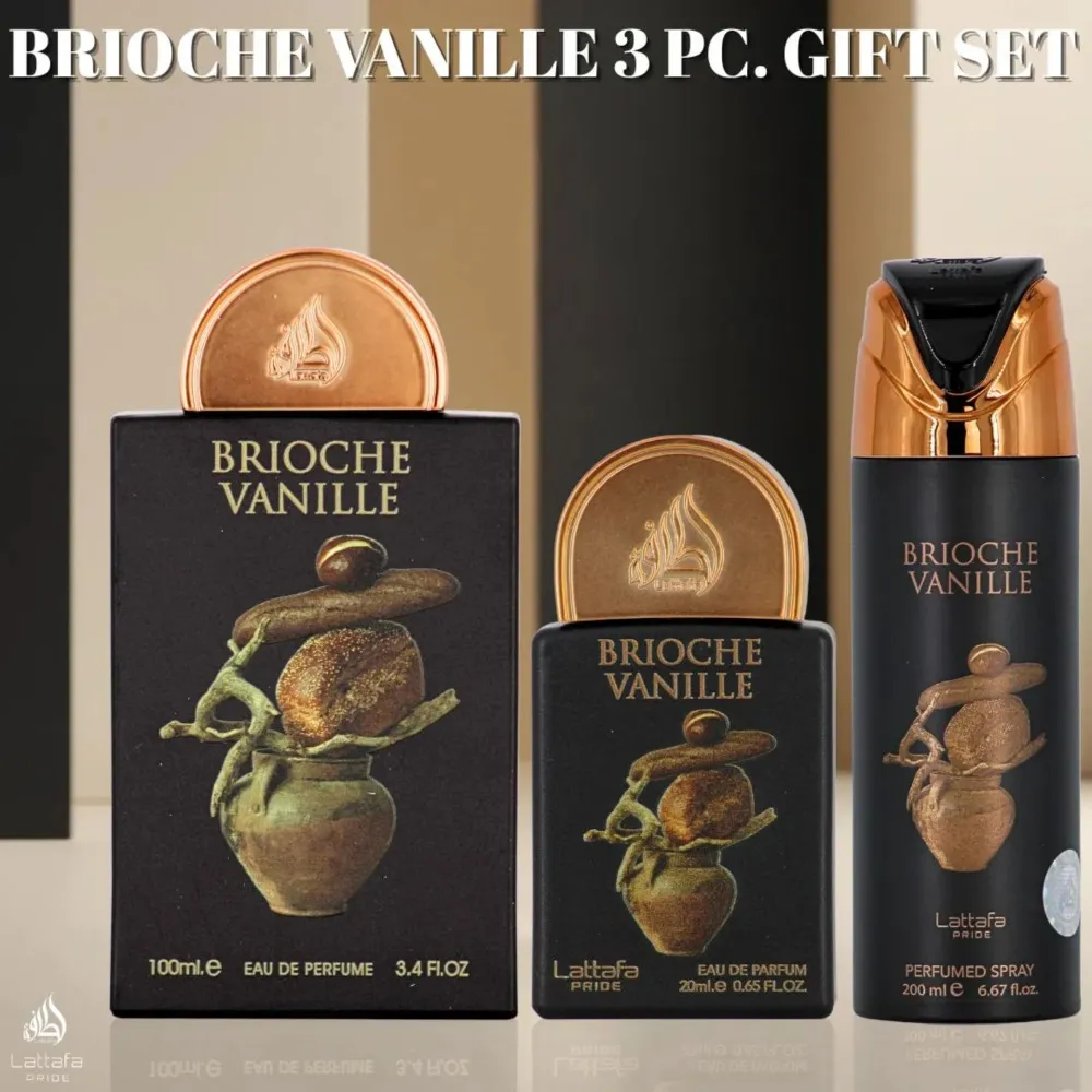 Pride Brioche Vanille EDP 100 ml + EDP 20 ml + DEO ve spreji 200 ml UNISEX 1 ks