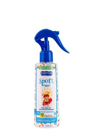 Babyton Přírodní opalovací krém ve spreji SPORT SPF50 200 ml