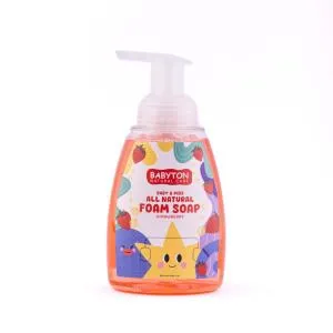 Babyton Přírodní pěnové mýdlo na ruce Jahoda 350 ml